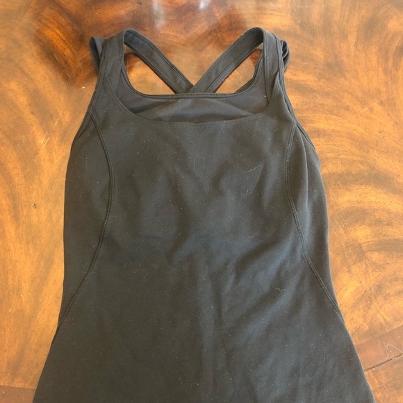 Lululemon Black Tank with Built-In Bra
